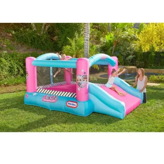 L.O.L. Surprise! Jump 'n Slide Inflatable Bounce House with Blower image {1}