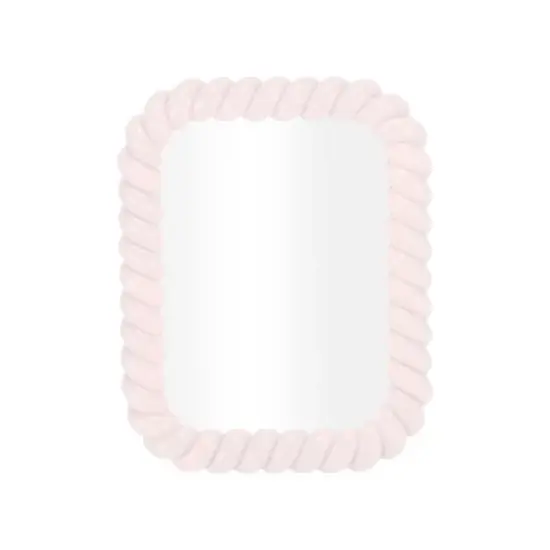 Unique Bargains Twisted Square Shape Desktop Cosmetic Mirror 1 Pc image {4}