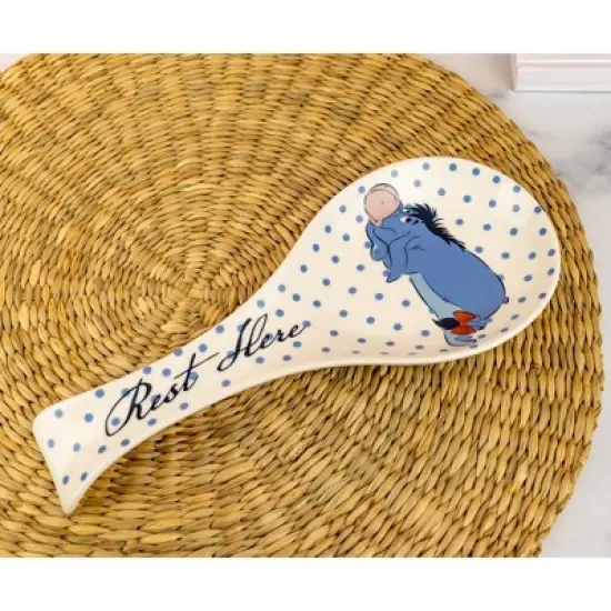 Silver Buffalo Disney Winnie the Pooh Eeyore Ceramic Spoon Rest image {4}