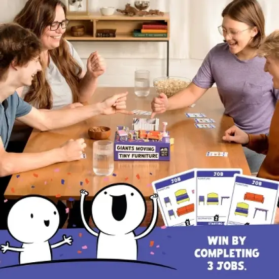 Exploding Kittens Giants Moving Tiny Furniture Game image {8}