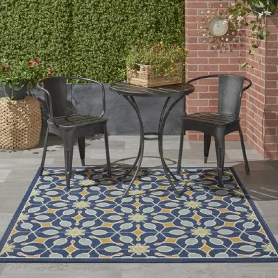 Nourison Caribbean Retro Botanical Outdoor Area Rug image {8}