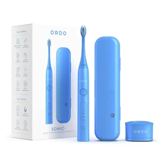 ORDO Sonic+ Electric Toothbrush & Charging Travel Case - Arctic Blue image {8}