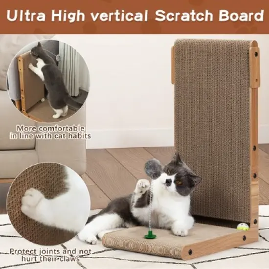 Sandinrayli L Shape Large Cat Scratcher image {2}