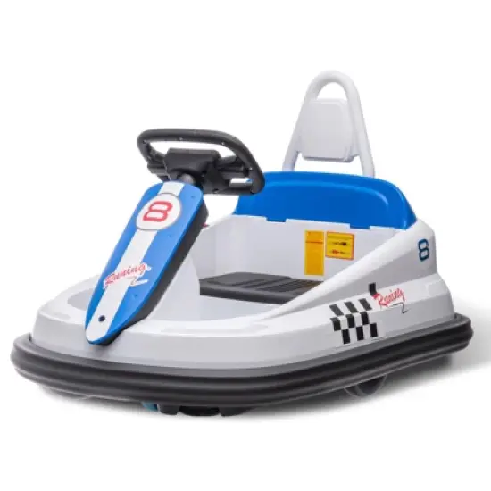 Bumper Car for Toddlers, New Designed 6V Electric Ride On Toys for Kids 1.5-6 Years Old, Steering Wheel image {10}