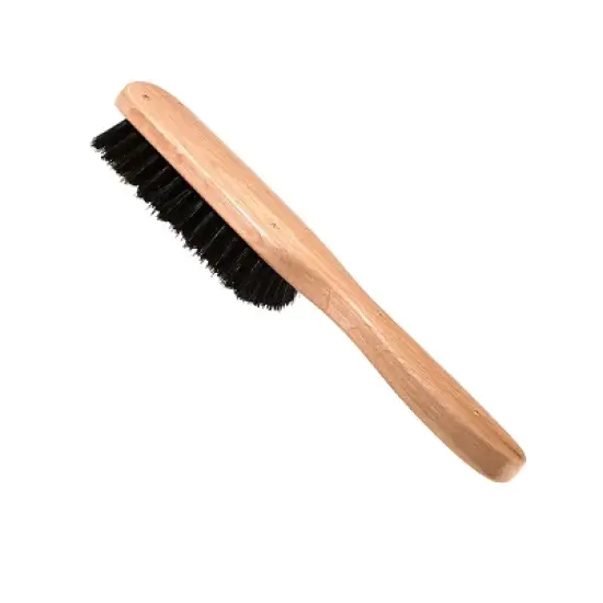 Bass Brushes - Men's Hair Brush Wave Brush with 100% Pure Premium  Natural Boar Bristle FIRM Genuine Natural Wood Handle 8 Row/Wave Style Oak Wood image {3}