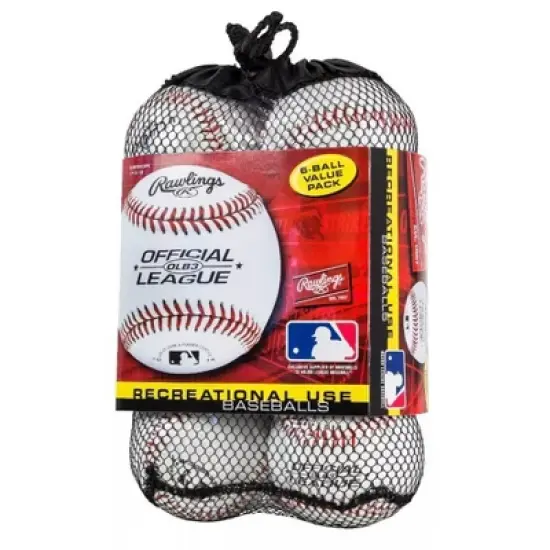 Rawlings Official Baseball 6pk image {1}