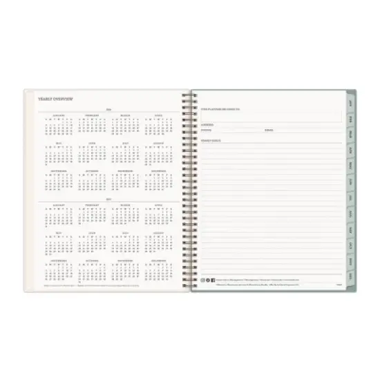 Morris & Co. by Blue Sky 8.5"x11" 2026&nbsp;Weekly/Monthly Wirebound Planner Printed Strawberry Thief image {7}