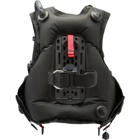 Cressi Start Pro 2.0 Jacket Style Scuba Diving BCD Ideal for Beginners with Quick-Release Weight Integrated Pockets Black/Red image {3}