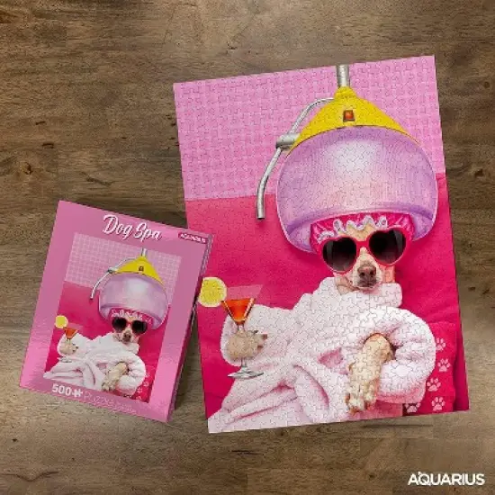 Aquarius Puzzles Dog Spa 500 Piece Jigsaw Puzzle image {2}