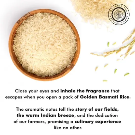 PRIDE OF INDIA Golden Basmati Rice image {5}