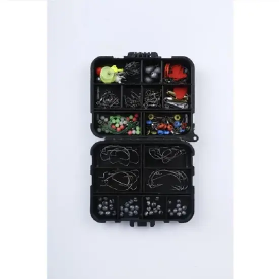 Wikineon 188Pcs Fishing Accessory Kit Portable Fishing Set Including Jig Hooks Sinker Weights Spoon Lure Removable Split Shot With Tackle Box image {5}