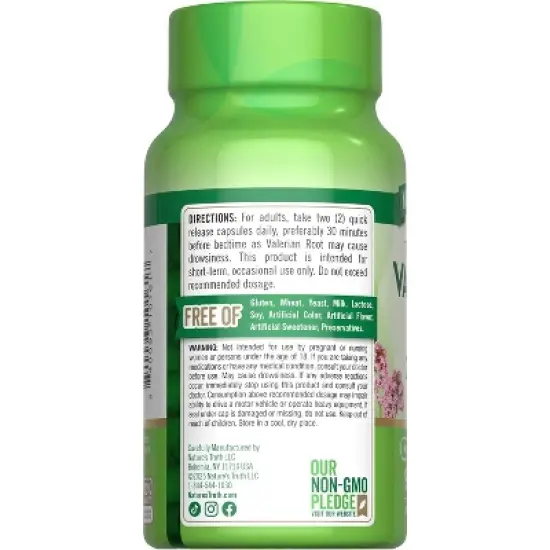 Nature's Truth Valerian Root 2400mg | 90 Capsules image {6}