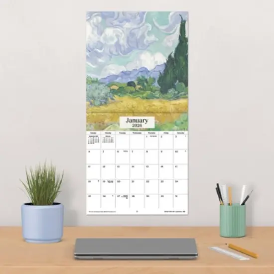 Trends International 2026 Van Gogh 12"x12" Wall Calendar image {4}