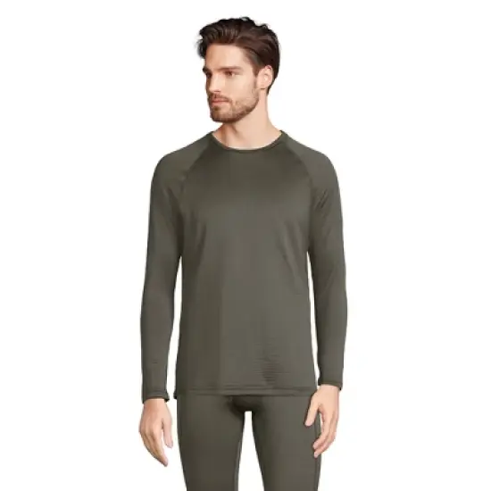 Lands' End Men's Crew Neck Expedition Thermaskin Long Underwear image {7}