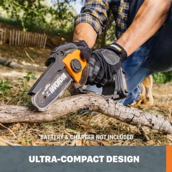 Worx WG324.9 20V Power Share 5" Cordless Pruning Saw (No Battery and Charger Included - Tool Only) image {9}