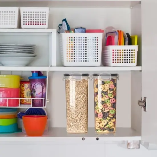Sorbus Food Dispenser Containers - For Kitchen Organization - Store Pasta, Cereal, Dry Foods, and More -BPA Free (Medium to Large) image {6}