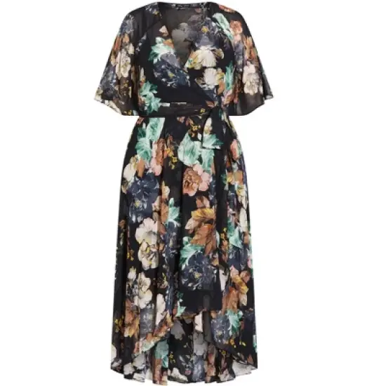 Women's Plus Size Epic Fleur Midi Dress  - Epic Fleur | CITY CHIC image {2}