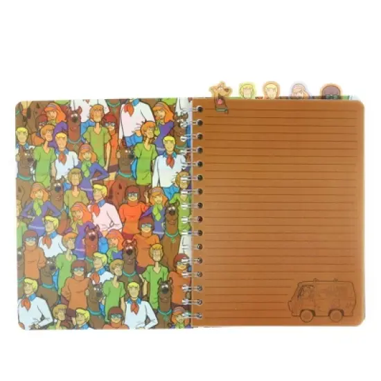 Silver Buffalo Scooby-Doo Mystery Machine 5-Tab Spiral Notebook With 75 Sheets image {1}