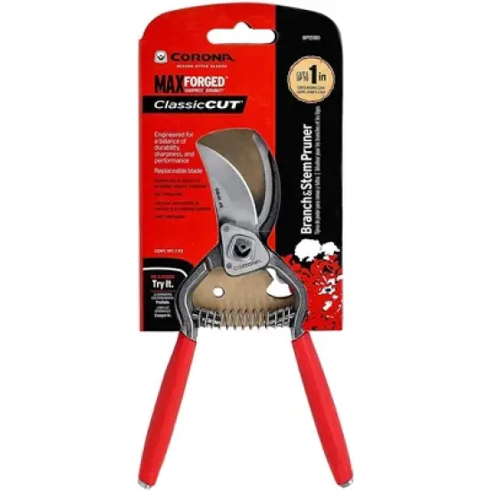 Corona Clipper Forged Steel Classic-cut Bypass Pruner, 1" Cut Capacity image {3}