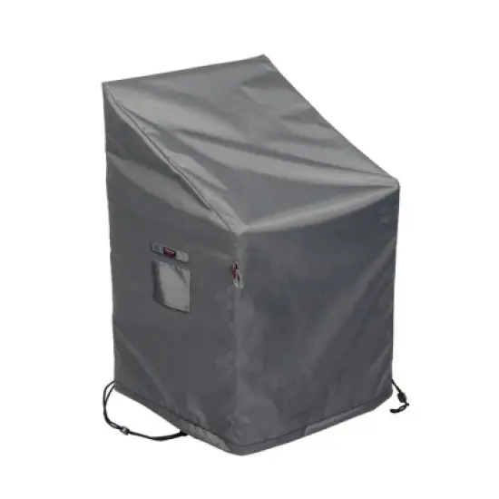 Summerset Shield Titanium 3-Layer Water Resistant Outdoor Club Chair Cover - Dark Grey image {6}