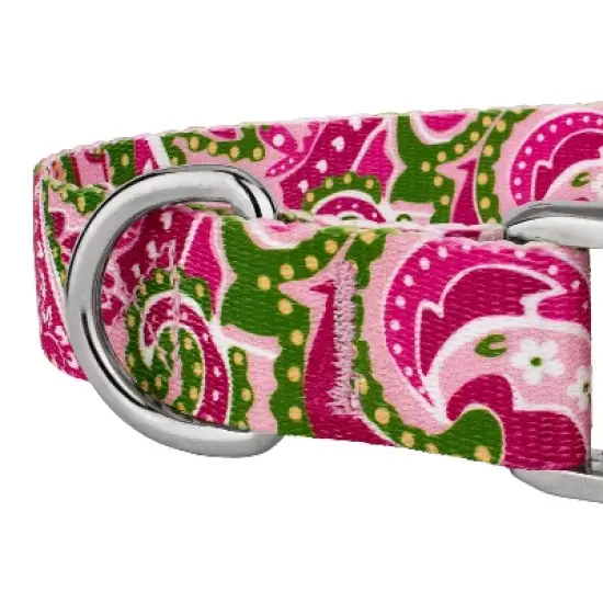 Country Brook Petz Premium Pink Paisley Dog Collar image {3}
