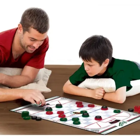 MasterPieces Officially licensed NHL Minnesota Wild Checkers Board Game for Families and Kids ages 6 and Up image {4}