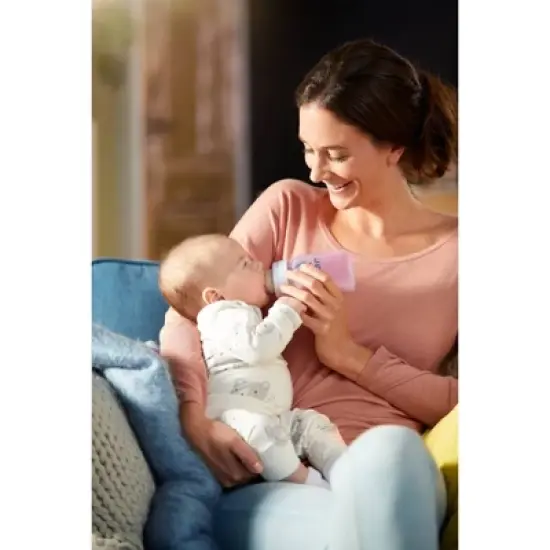 Philips Avent Anti-Colic Baby Bottle with AirFree Vent - Pink - 9oz/3pk image {15}