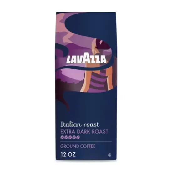 Lavazza Italian Roast Ground Coffee, Extra Dark Roast, 100% Arabica, 12 oz Bag (Pack of 6) image {7}