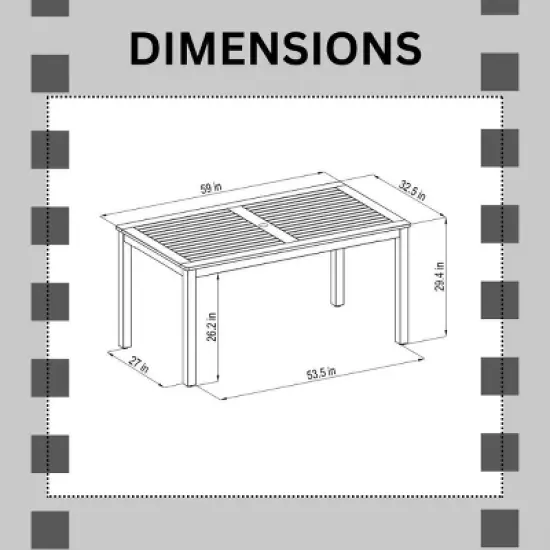 Amazonia 5pc Eucalyptus Round Neville Outdoor Patio Dining Set image {4}