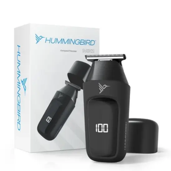 HUMMINGBIRD&trade; MK1 Compact Trimmer &ndash; Portable Electric Beard & Body Hair Trimmer for Men, USB-C Rechargeable, Face & Body Groomer, Travel Shaver image {7}