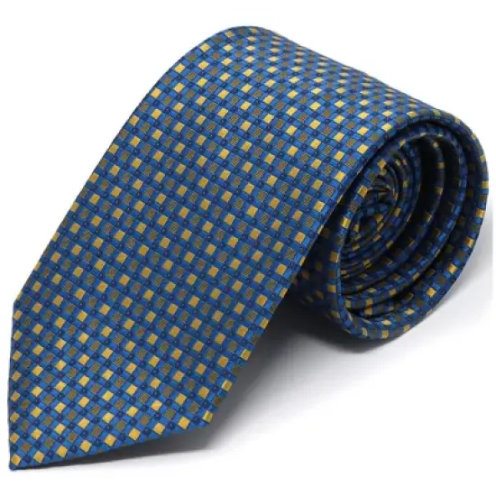 Men's Tiles Design Micro Fiber Poly Woven Regular Neck Tie image {5}