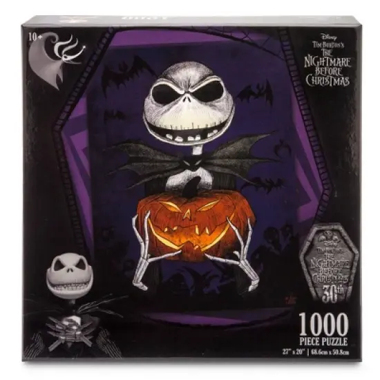 Disney The Nightmare Before Christmas 30th Anniversary Jigsaw 1000 pc Puzzle image {1}