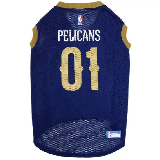 NBA New Orleans Pelicans Pets Basketball Mesh Jersey image {4}