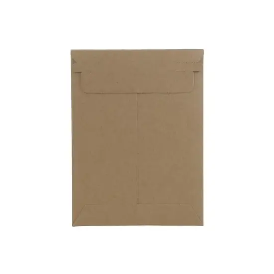 JAM Paper Stay-Flat Photo Mailer Stiff Envelopes w/Self-Adh Closure 6x8 Kraft 8866640 image {2}