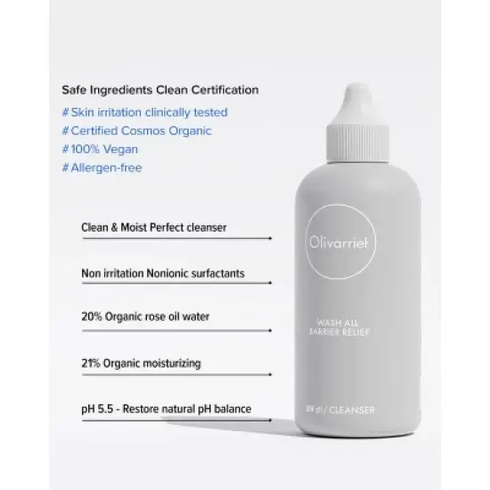 Olivarrier Wash All Barrier Relief Cleanser image {2}
