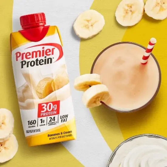 Premier Protein Nutritional Shake - Bananas & Cream image {1}