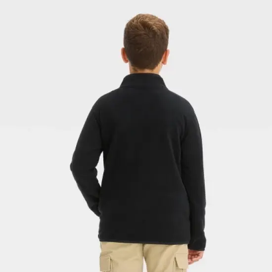 Boys' Fleece Mock Neck Zip-Up Sweatshirt - Cat & Jack&trade; image {1}