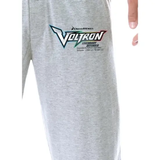 Voltron: Legendary Defender Mens' TV Series Show Sleep Pajama Pants Grey image {1}