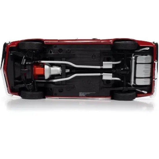 1967 Chevrolet Camaro Z/28 Nickey Hardtop Bolero Red with White Stripes "Muscle Car & Corvette Nationals" (MCACN) 1/18 Diecast Model Car by Auto World image {5}