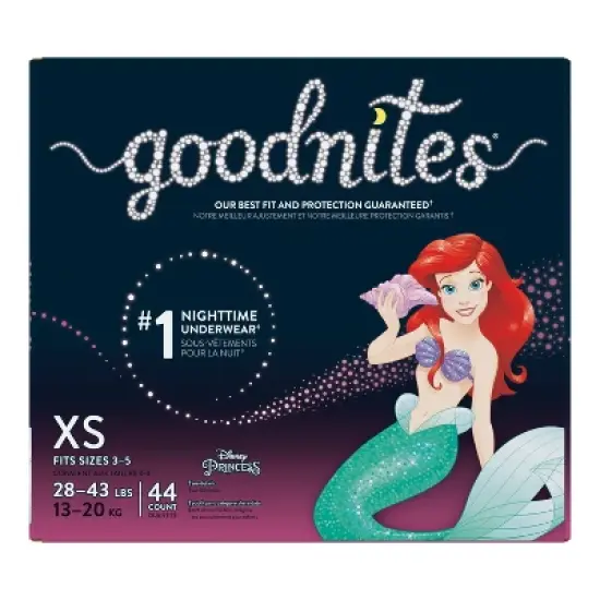 Goodnites Girls' Nighttime Bedwetting Underwear - (Select Size and Count)  image {9}