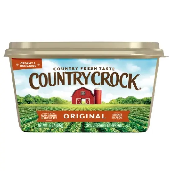 Country Crock Original Vegetable Oil Spread Tub - 15oz image {8}