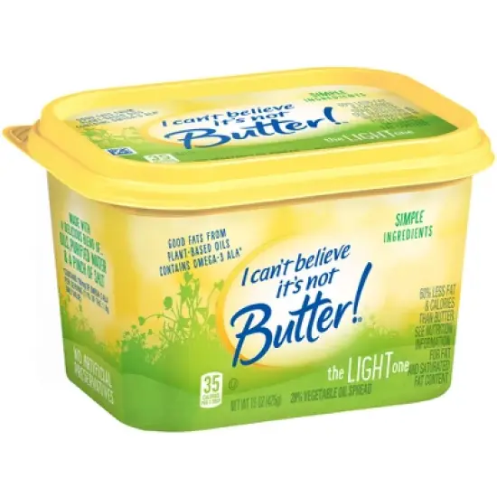 I Can't Believe It's Not Butter! Light Buttery Spread - 15oz image {6}