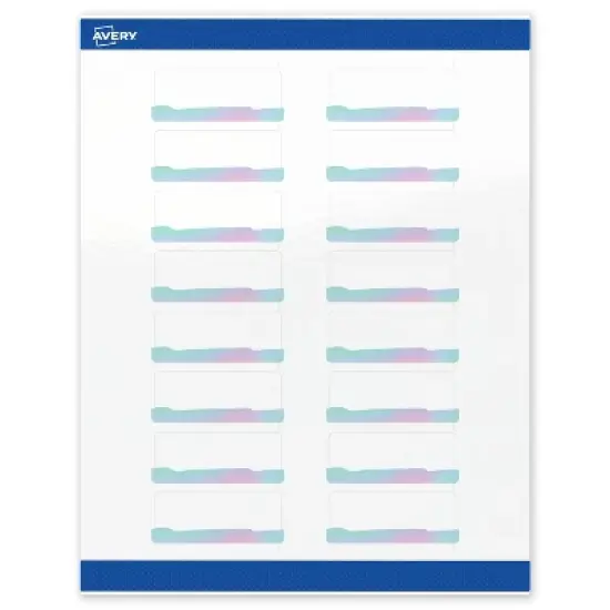 Avery Address Labels, Watercolors Design, 1" x 2-5/8", 160ct image {8}