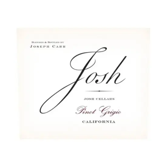 Josh Pinot Grigio White Wine - 750ml Bottle image {8}