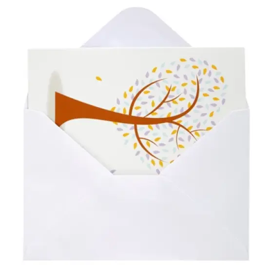 Best Paper Greetings 8 Pack Bulk All Occasion Greeting Note Cards with Envelopes Blank Inside, Heart Shaped Tree Design for Thank You, 4x6 in image {6}