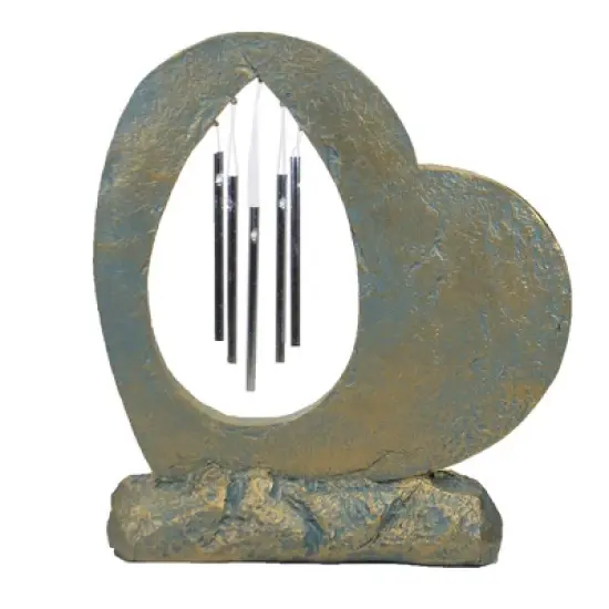 Home & Garden Pet Memorial Windchime  -  One Windchime 17.25 Inches -  Bereavement Sympathy Companion  -  12483.  -  Polyresin  -  Multicolored image {1}