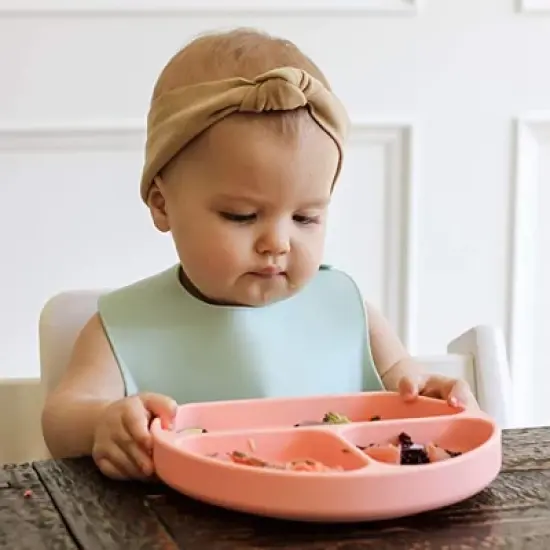 Simka Rose Silicone Baby Bibs image {2}