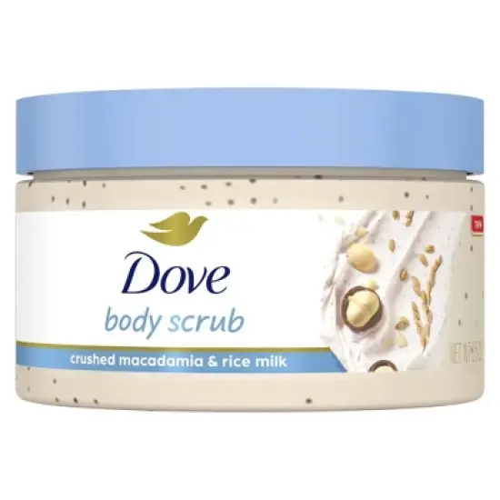 Dove Beauty Mini Body Scrub - Crushed Macadamia & Rice Milk - Trial Size - 3.5oz image {5}