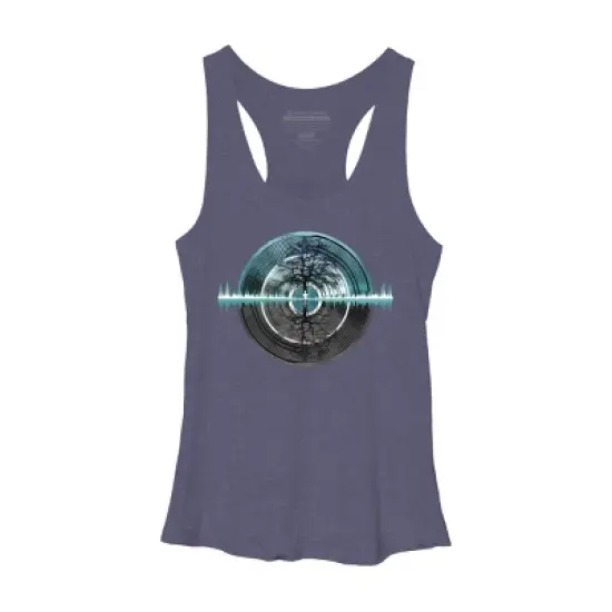 Women's Design By Humans Returning To Silence By Maryedenoa Racerback Tank Top image {7}