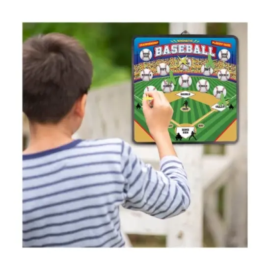 AreYouGame.com 2-in-1 Reversible Magnetic Dartboard Board Game: Educational Focus on Gross & Fine Motor Skills, Action Game for 1+ Players image {4}